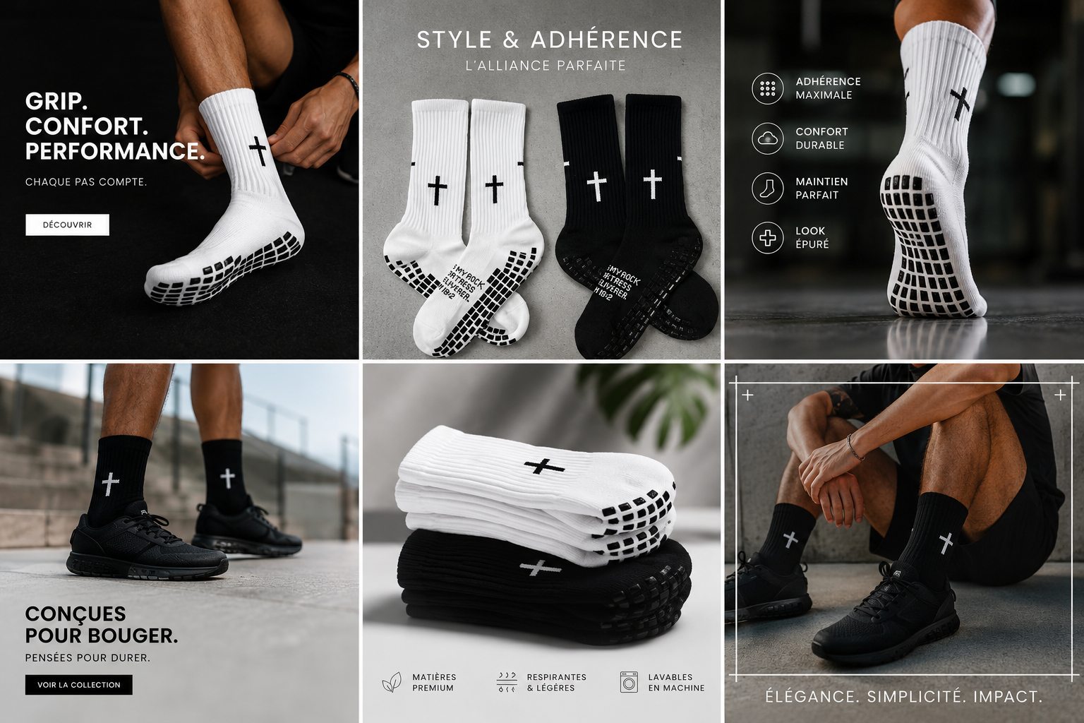 Chaussette antidérapante Chrétienne